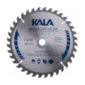 DISCO PARA SERRA CIRCULAR 185MM X 20MM 48 DENTES - KALA