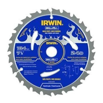 Disco Serra Circular Weldtec 184mm - 24 Dentes Irwin 1863659