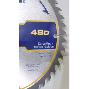 Disco Serra De Mesa  10 Pol.  250 Mm 48 Dentes Iw14306 14306