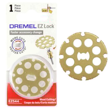 DISCOS DE CORTE DE CARBURETO PARA MADEIRA EZ LOCK 1.1/2" - EZ544 DREMEL DISCOS DE CORTE DE CARBURETO PARA MADEIRA EZ LOCK 1.1/2" - EZ544 DREMEL