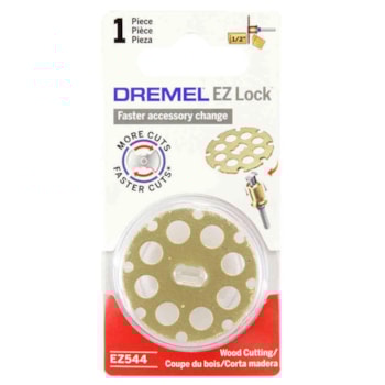 DISCOS DE CORTE DE CARBURETO PARA MADEIRA EZ LOCK 1.1/2" - EZ544 DREMEL DISCOS DE CORTE DE CARBURETO PARA MADEIRA EZ LOCK 1.1/2" - EZ544 DREMEL