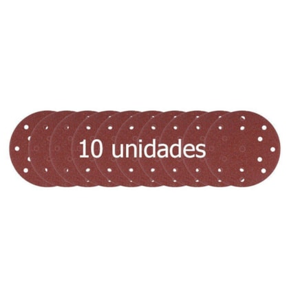 DISCOS DE LIXA 150MM GRAO 60 COM 10 UNIDADES B-51421 MAKITA DISCOS DE LIXA 150MM GRAO 60 COM 10 UNIDADES B-51421 MAKITA