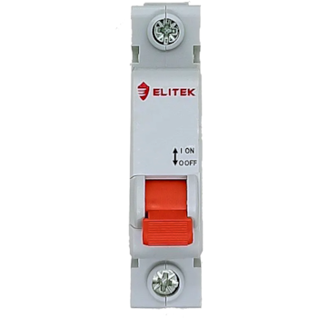 DISJUNTOR MONOFASICO UNIPOLAR 50A CURVA C ED61C50A - 1673 ELITEK DISJUNTOR MONOFASICO UNIPOLAR 50A CURVA C ED61C50A - 1673 ELITEK