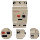 DISJUNTOR MOTOR COM AJUSTE DE 13 A 18A EDJM12 - 2099 ELITEK DISJUNTOR MOTOR COM AJUSTE DE 13 A 18A EDJM12 - 2099 ELITEK