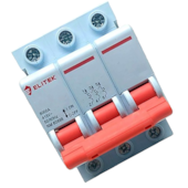 DISJUNTOR TRIFASICO TRIPOLAR 100A CURVA C ED103C100A - 1034 ELITEK DISJUNTOR TRIFASICO TRIPOLAR 100A CURVA C ED103C100A - 1034 ELITEK