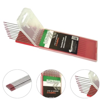 ELETRODO TUNGSTÊNIO TIG 2% TORIO 1/16" X 150MM - 1200004116 CARBOGRAFITE ELETRODO TUNGSTÊNIO TIG 2% TORIO 1/16" X 150MM - 1200004116 CARBOGRAFITE