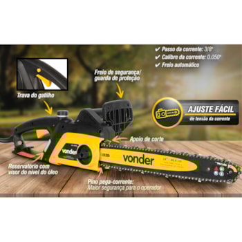 ELETROSSERRA 16 POLEGADAS 2000 W EV 2000 - 6884200220 VONDER ELETROSSERRA 16 POLEGADAS 2000 W EV 2000 - 6884200220 VONDER