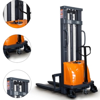 EMPILHADEIRA SEMIELETRICA 1,5 TON ELEVACAO DE 3M COM BATERIA E CARREGADOR - 40810141 MENEGOTTI EMPILHADEIRA SEMIELETRICA 1,5 TON ELEVACAO DE 3M COM BATERIA E CARREGADOR - 40810141 MENEGOTTI