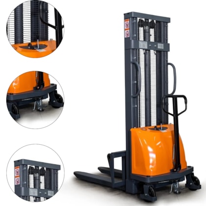 EMPILHADEIRA SEMIELETRICA 1,5 TON ELEVACAO DE 3M COM BATERIA E CARREGADOR - 40810141 MENEGOTTI EMPILHADEIRA SEMIELETRICA 1,5 TON ELEVACAO DE 3M COM BATERIA E CARREGADOR - 40810141 MENEGOTTI