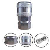 ENGATE RÁPIDO C/ ROLETE DE 1/4" FÊMEA BSP - 000.LUB-2000 LUBEFER ENGATE RÁPIDO C/ ROLETE DE 1/4" FÊMEA BSP - 000.LUB-2000 LUBEFER