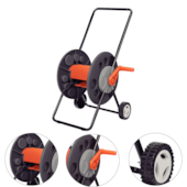 ENROLADOR PLASTICO PARA MANGUEIRAS DE 1/2" CAPACIDADE DE ATE 55M COM BRACOS METALICOS - TRAMONTINA