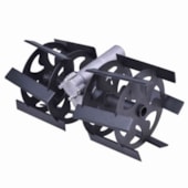 ENXADA ROTATIVA PARA ROCADEIRAS DE TUBO 26MM TWE35-7 EIXO 7MM X 7 ESTRIAS - TOYAMA ENXADA ROTATIVA PARA ROCADEIRAS DE TUBO 26MM TWE35-7 EIXO 7MM X 7 ESTRIAS - TOYAMA