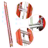 ESCADA EXTENSÍVEL VAZADA 27 DEGRAUS 8,40 METROS - EAFV27 WBERTOLO ESCADA EXTENSÍVEL VAZADA 27 DEGRAUS 8,40 METROS - EAFV27 WBERTOLO