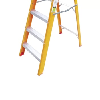 ESCADA FIBRA TESOURA PRÁTICA 5 DEGRAUS 1,41M - EFP5909 BOTAFOGO ESCADA FIBRA TESOURA PRÁTICA 5 DEGRAUS 1,41M - EFP5909 BOTAFOGO