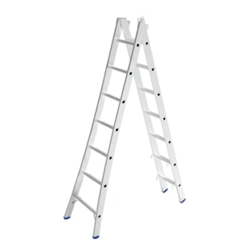 ESCADA PINTOR DUPLA 4,50MT 14 DEGRAUS 30/70 - PN214 ALULEV ESCADA PINTOR DUPLA 4,50MT 14 DEGRAUS 30/70 - PN214 ALULEV