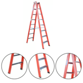 ESCADA TESOURA ALUMINIO/FIBRA DUPLA 4,20M 14 DEGRAUS - WBERTOLO ESCADA TESOURA ALUMINIO/FIBRA DUPLA 4,20M 14 DEGRAUS - WBERTOLO