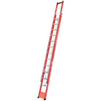 ESCADA TESOURA EXTENSIVEL ALUMINIO / FIBRA 2,20 X 3,80M COM 7 A 12 DEGRAUS - WBERTOLO