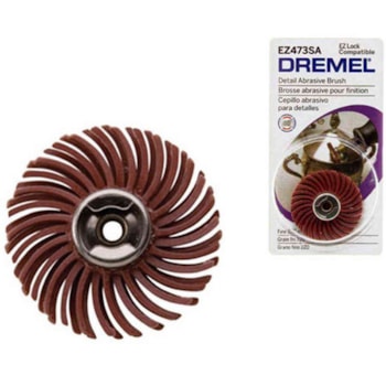 ESCOVA ABRASIVA PARA DETALHE FINO GRÃO 220 - DREMEL EZ 473 ESCOVA ABRASIVA PARA DETALHE FINO GRÃO 220 - DREMEL EZ 473