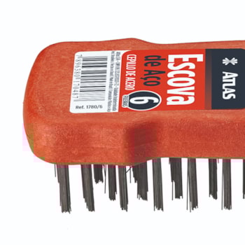 ESCOVA AÇO RETANGULAR 1780-06 CARREIRAS - 61780000 ATLAS ESCOVA AÇO RETANGULAR 1780-06 CARREIRAS - 61780000 ATLAS