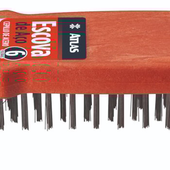 ESCOVA AÇO RETANGULAR 1780-06 CARREIRAS - 61780000 ATLAS ESCOVA AÇO RETANGULAR 1780-06 CARREIRAS - 61780000 ATLAS