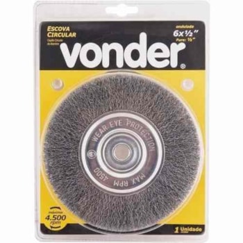 Escova Circular 6  X 1/2  X 1/2  Vonder Escova Circular 6  X 1/2  X 1/2  Vonder