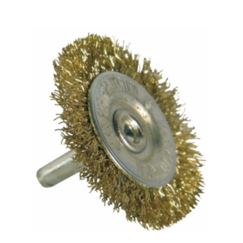 ESCOVA DE AÇO CIRCULAR C/ HASTE LATONADA - 319,0007 ROCAST ESCOVA DE AÇO CIRCULAR C/ HASTE LATONADA - 319,0007 ROCAST