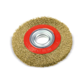 ESCOVA DE AÇO CIRCULAR LATONADA 6 X 3/4" - 319,0005 ROCAST ESCOVA DE AÇO CIRCULAR LATONADA 6 X 3/4" - 319,0005 ROCAST