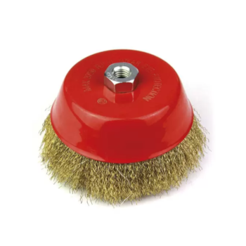 ESCOVA DE AÇO TIPO COPO C/ ROSCA LATONADA 60MM - 319,0009 ROCAST ESCOVA DE AÇO TIPO COPO C/ ROSCA LATONADA 60MM - 319,0009 ROCAST