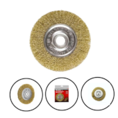 ESCOVA LATONADA CIRCULAR ONDULADA 150MM FURO 22MM 1 PC - 746649 MTX ESCOVA LATONADA CIRCULAR ONDULADA 150MM FURO 22MM 1 PC - 746649 MTX