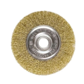 ESCOVA LATONADA CIRCULAR ONDULADA 150MM FURO 22MM 1 PC - 746649 MTX ESCOVA LATONADA CIRCULAR ONDULADA 150MM FURO 22MM 1 PC - 746649 MTX