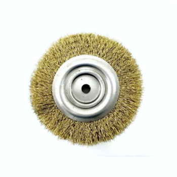 ESCOVA LATONADA CIRCULAR ONDULADA 150MM FURO 22MM 1 PC - 746649 MTX