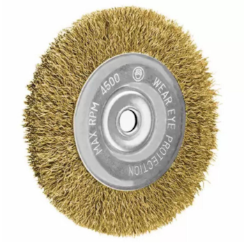 ESCOVA LATONADA CIRCULAR ONDULADA 150MM FURO 22MM 1 PC - 746649 MTX ESCOVA LATONADA CIRCULAR ONDULADA 150MM FURO 22MM 1 PC - 746649 MTX