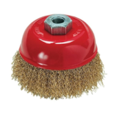ESCOVA LATONADA TIPO COPO 100MM ROSCA M14 1PC - 746059 MTX ESCOVA LATONADA TIPO COPO 100MM ROSCA M14 1PC - 746059 MTX