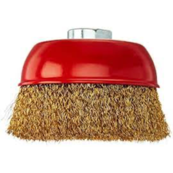 ESCOVA LATONADA TIPO COPO 100MM ROSCA M14 1PC - 746059 MTX ESCOVA LATONADA TIPO COPO 100MM ROSCA M14 1PC - 746059 MTX