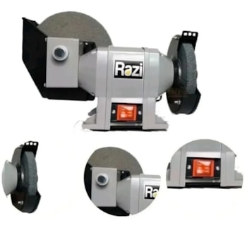 ESMERIL DE BANCADA 6" COM AFIADOR 370W 8'' 220v  - RZ-EA370 RAZI ESMERIL DE BANCADA 6" COM AFIADOR 370W 8'' 220v  - RZ-EA370 RAZI