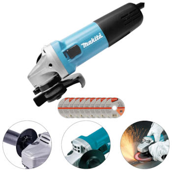 ESMERILHADEIRA ANGULAR 115MM 4-1/2" 840W - 9557HNG MAKITA ESMERILHADEIRA ANGULAR 115MM 4-1/2" 840W - 9557HNG MAKITA
