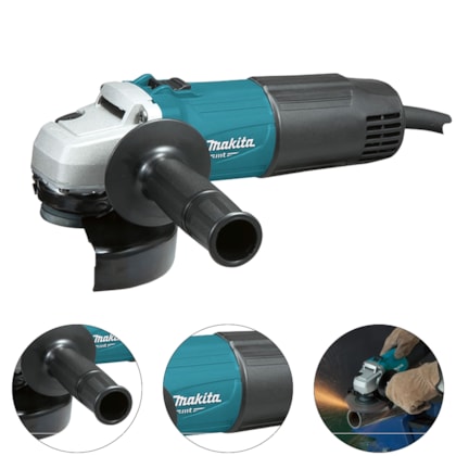 ESMERILHADEIRA ANGULAR 4.1/2" 115MM 600W 220V - M0901B MAKITA ESMERILHADEIRA ANGULAR 4.1/2" 115MM 600W 220V - M0901B MAKITA