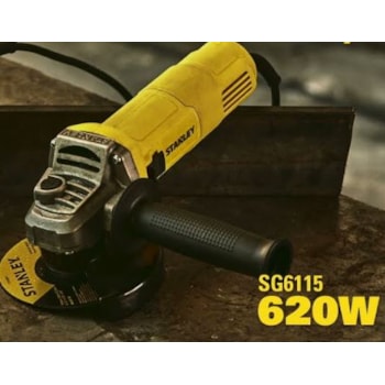 ESMERILHADEIRA ANGULAR 4-1/2" (115MM) 620W - SG6115 STANLEY ESMERILHADEIRA ANGULAR 4-1/2" (115MM) 620W - SG6115 STANLEY