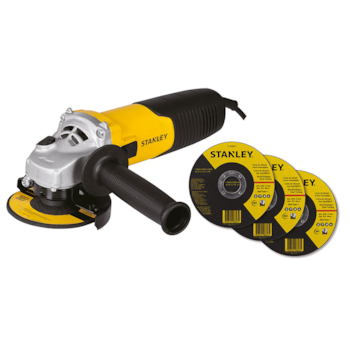 ESMERILHADEIRA ANGULAR 4.1/2" (115MM) 900W + 3 DISCOS - STGS9115D STANLEY ESMERILHADEIRA ANGULAR 4.1/2" (115MM) 900W + 3 DISCOS - STGS9115D STANLEY
