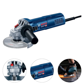 ESMERILHADEIRA ANGULAR 4.1/2" / 5" 125MM 900W GWS 9-125 - 06013A90E0 BOSCH