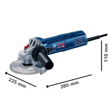 ESMERILHADEIRA ANGULAR 4.1/2" / 5" 125MM 900W GWS 9-125 - 06013A90E0 BOSCH