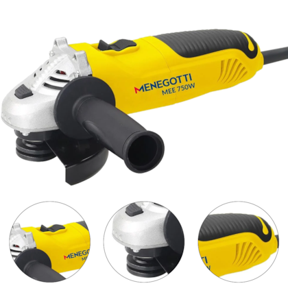 ESMERILHADEIRA ANGULAR 4.1/2" 750W MEE-750W - 40760106 MENEGOTTI ESMERILHADEIRA ANGULAR 4.1/2" 750W MEE-750W - 40760106 MENEGOTTI