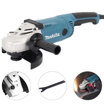 ESMERILHADEIRA ANGULAR 7" 2200W - GA7020 MAKITA ESMERILHADEIRA ANGULAR 7" 2200W - GA7020 MAKITA