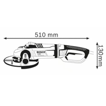 ESMERILHADEIRA ANGULAR 7" 2400W GWS 24-180LVI 220V - BOSCH ESMERILHADEIRA ANGULAR 7" 2400W GWS 24-180LVI 220V - BOSCH