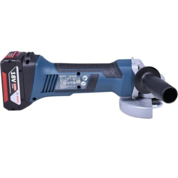 ESMERILHADEIRA ANGULAR A BATERIA 4 1/2" GWS 18VLI - 060193A3E3 BOSCH ESMERILHADEIRA ANGULAR A BATERIA 4 1/2" GWS 18VLI - 060193A3E3 BOSCH