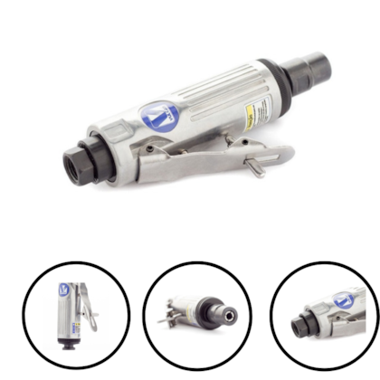 ESMERILHADEIRA PNEUMÁTICA 1/4" 22.000 RPM C/ KIT PONTA MONTADA - 010592 VULCANBOR ESMERILHADEIRA PNEUMÁTICA 1/4" 22.000 RPM C/ KIT PONTA MONTADA - 010592 VULCANBOR