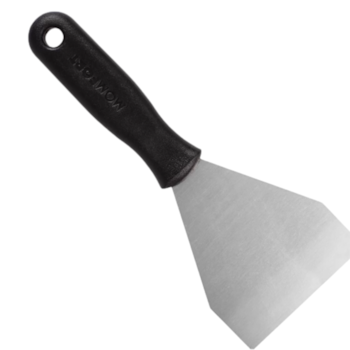 ESPÁTULA DE AÇO 10CM 100MM COM CABO DE PVC - MOMFORT ESPÁTULA DE AÇO 10CM 100MM COM CABO DE PVC - MOMFORT