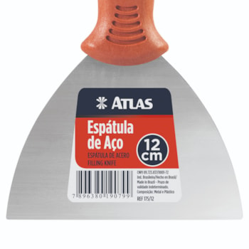 ESPÁTULA DE AÇO 12CM - 175/12 ATLAS