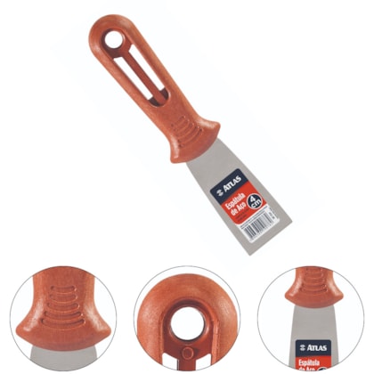 ESPÁTULA DE AÇO 4" 10CM - 175/4 ATLAS ESPÁTULA DE AÇO 4" 10CM - 175/4 ATLAS