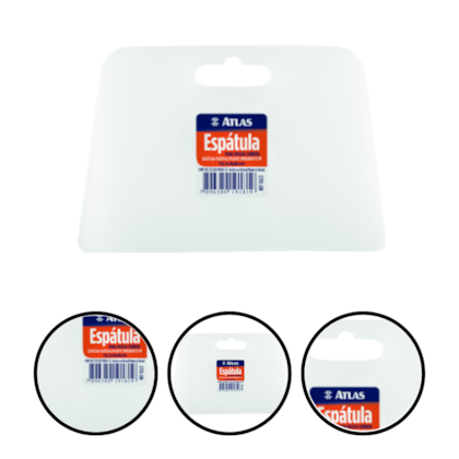 ESPÁTULA PLÁSTICA 13,1CM - 58304 ATLAS ESPÁTULA PLÁSTICA 13,1CM - 58304 ATLAS